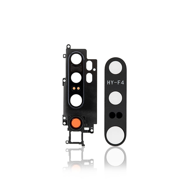 For xiaomi Note 10 | Camera Lens With Frame/Sticker | Black(Premium OEM)
