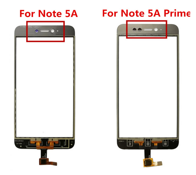 For Xiaomi Redmi Note 5A | Touch/Digitizer/High Prime version | White(Aftermarket Plus)