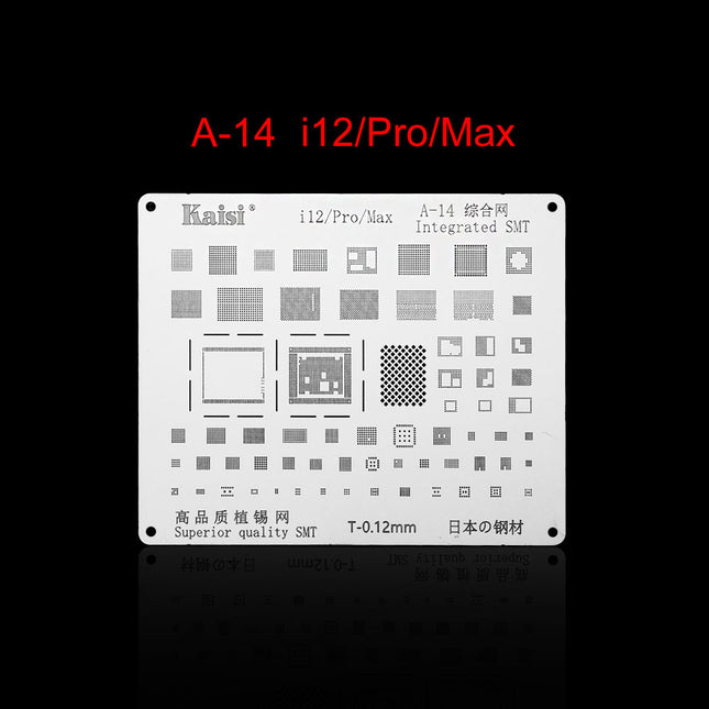 Kaisi | Stencils | 2D Laser Mesh for iPhone 6S-11/Pro/Max LCD IC/Face ID IC/Charge IC
