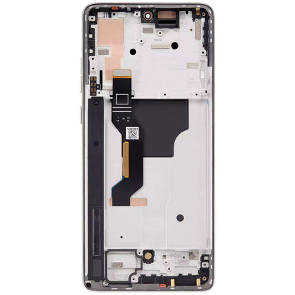 For Motorola G Stylus 5G (2024)  OLED assembly With Frame/XT2419-2 Silver (SKU:1565316)