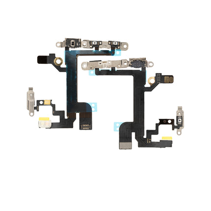 For iPhone SE Volume On/Off Flex Cable With Clip (Premium OEM)(SKU:1088030)