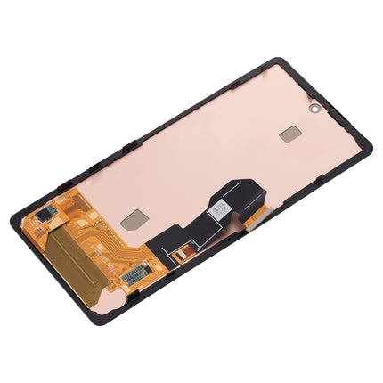 For Google Pixel 6A / OLED assembly With frame / black  (Refurbished)(SKU:1506243)