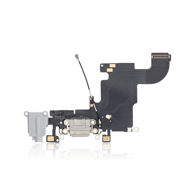 For iPhone 6s | Charge Port Flex Cable/Earphone Flex Cable | White(Premium OEM)