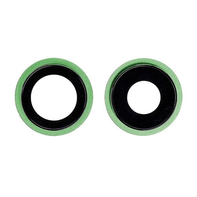 For iPhone 12 Mini | Camera Lens With Frame/Sticker | Green(Premium OEM)