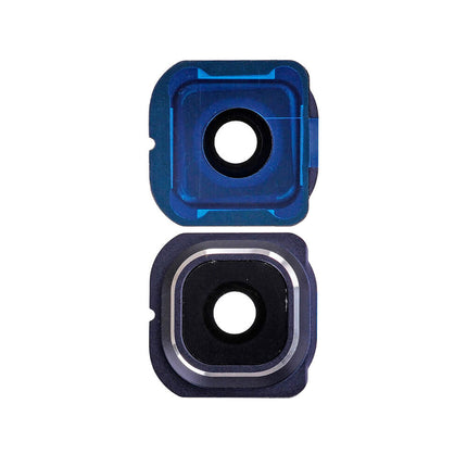 For Samsung Galaxy S6 Edge/G925F/Dark Blue Camera Lens With Frame/Sticker Black(Premium OEM)(SKU:1077326)