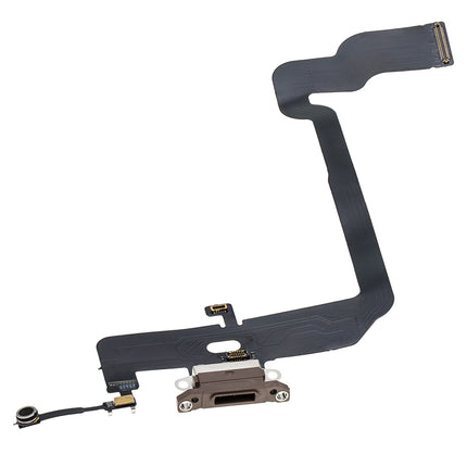 For iPhone Xs Charge Port Flex Cabe Gold(Aftermarket Plus)(SKU:1091008)