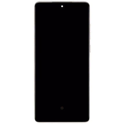 For Motorola G Stylus 5G (2024)  OLED assembly With Frame/XT2419-2 Silver (SKU:1565316)