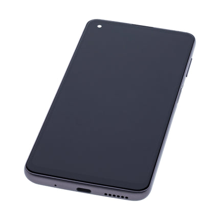 For Motorola G Power 2021 LCD assembly With Frame Black Refurbished (SKU:1563430)