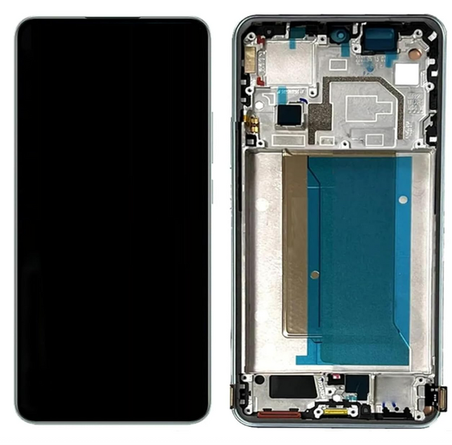 For Xiaomi MI 13T / /K60U | LCD Assembly With Frame | Black (Premium OEM)