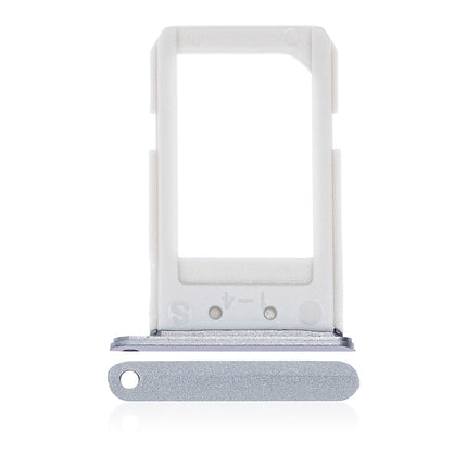 For Samsung Galaxy S6 Edge+/G928F | Sim Card Tray/Single Card/Silver | White(Premium OEM)