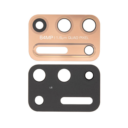 For Motorola G9 Plus Camera Lens With Sticker Gold (Aftermarket Plus)(SKU:1441527)