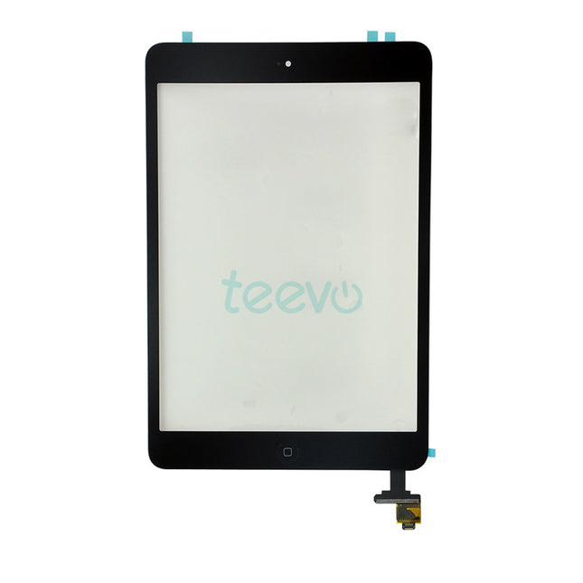 For iPad Mini 1/Mini 2 | Touch/Digitizer Assembly with small components | Black(Aftermarket Plus)