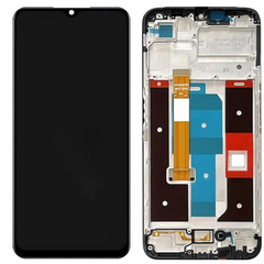 For Realme Narzo 50A Prime | LCD Assembly With Frame | Black(Refurbished)
