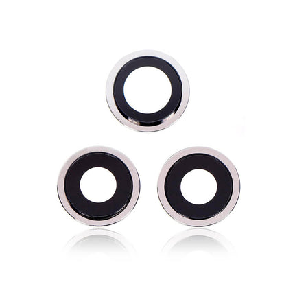 For iPhone 12 Pro Camera Lens With Frame/Sticker White(Premium OEM)(SKU:1430914)