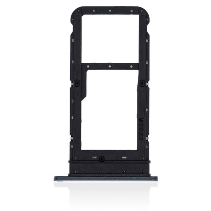 For Motorola E7 Sim Card Tray/Dual Sim Card Black(Premium OEM)(SKU:1463867)