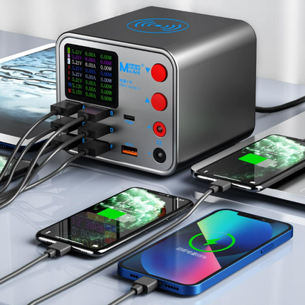 MA-Ant multi port multi-function charger|strong fast charging| with 10W wireless charge***DE Warehouse***(SKU:1499337)
