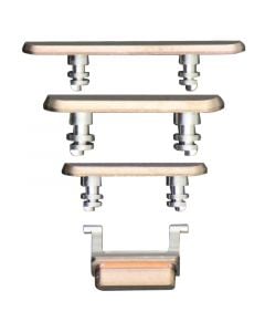 For iPhone 11 Pro/11 Pro Max | Side Key/3pcs | Gold(Premium OEM)