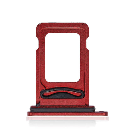 For iPhone XR Sim Card Tray/Dual Sim Card Red(Premium OEM)(SKU:1091416)
