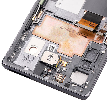 For LG Velvet LCD Assembly With Frame Gray(Premium OEM)(SKU:1480054)