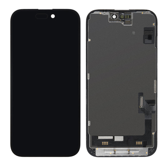 For iPhone 15 OLED Assembly Black (Refurbished)(SKU:1530631)
