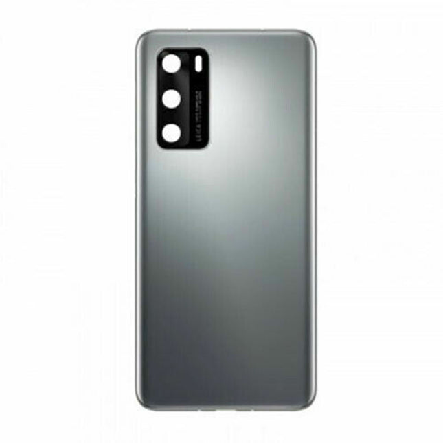For Huawei P40 | Back Cover With Camera Cover | Silver(Aftermarket Plus)