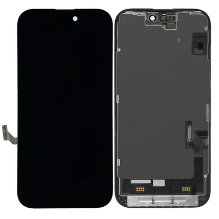 For iPhone 15 pro Soft OLED Assembly / IC Removable | Black (Aftermarket Plus)