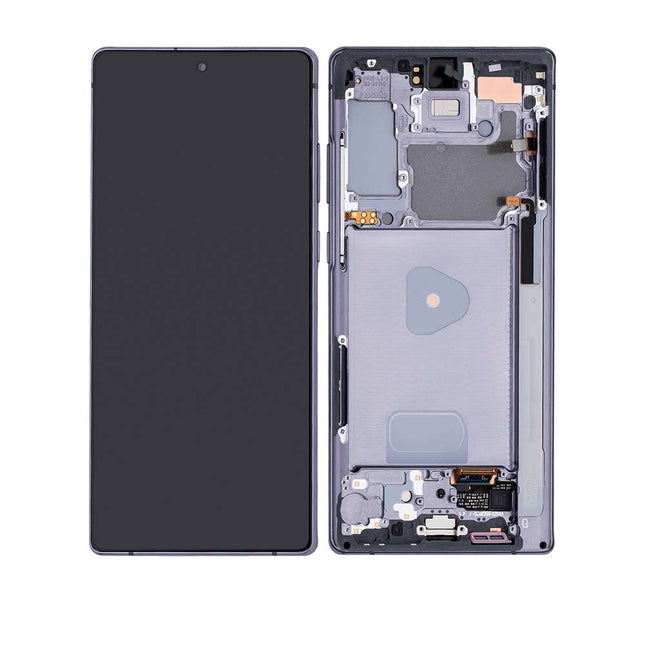For Samsung Galaxy Note 20 / Note 20 5G | LCD Assembly With Frame | Black(Refurbished)