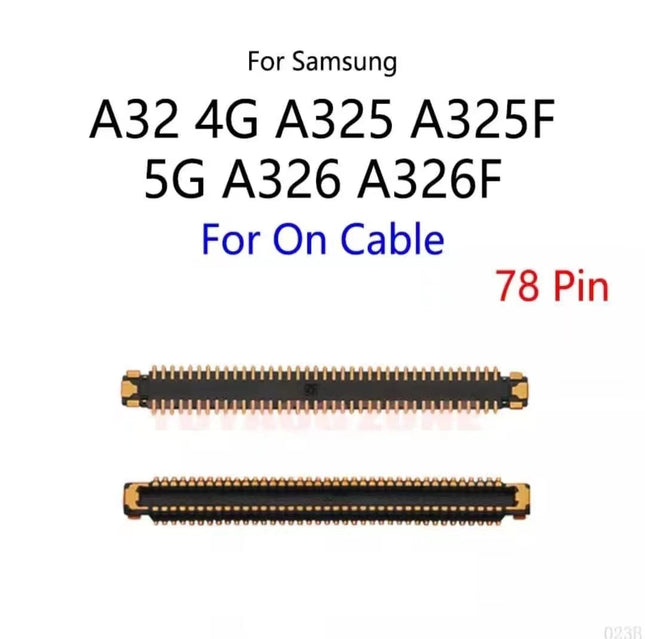 For Samsung Galaxy A32 4G/A325 / A32 5G | LCD Connector on Cable (Premium OEM)