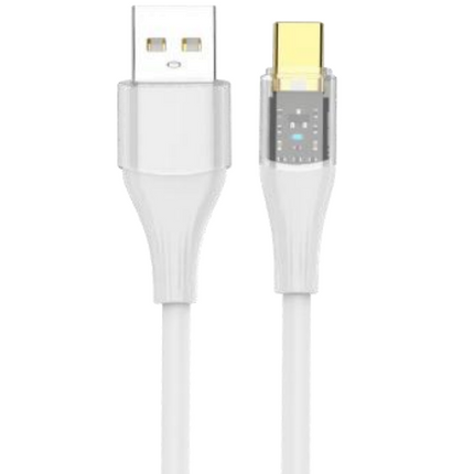 zeqi ZE-V348 120W Fast Charge Cable/ Type C to USB / Transparent punk design