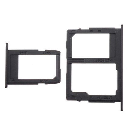 For Samsung Galaxy J7 2017/J730/J530 Sim Card Tray/Dual Sim Card Black(Premium OEM)(SKU:1326812)