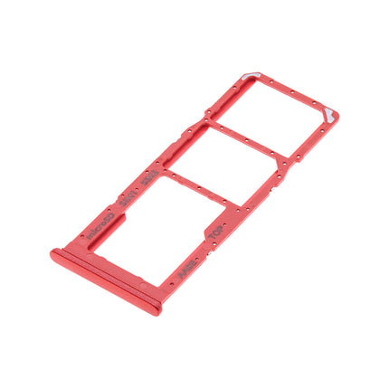 For Samsung Galaxy A12/A125 Sim Card Tray/Dual Sim Card Red(Premium OEM)(SKU:1474820)