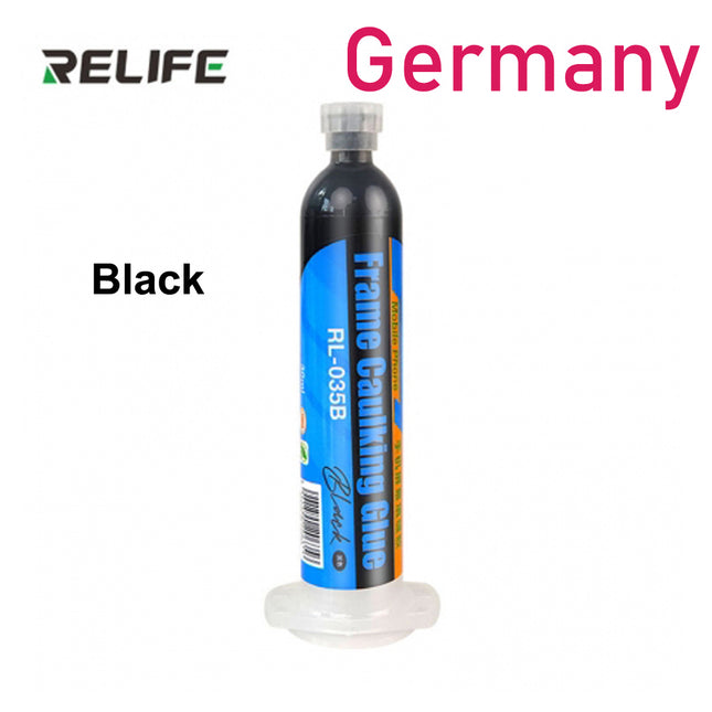 RELIFE RL-035B 30ML Frame Screen Caulking Glue for Mobile Phone Repair Black***DE Warehouse***