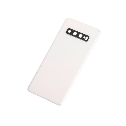 For Samsung Galaxy S10/G973 Back Cover With Camera Cover(No Logo) White(Aftermarket Plus)(SKU:1113383)