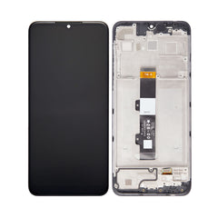 For Motorola G Pure/XT2163 | LCD Assembly With Frame | Black(Refurbished)
