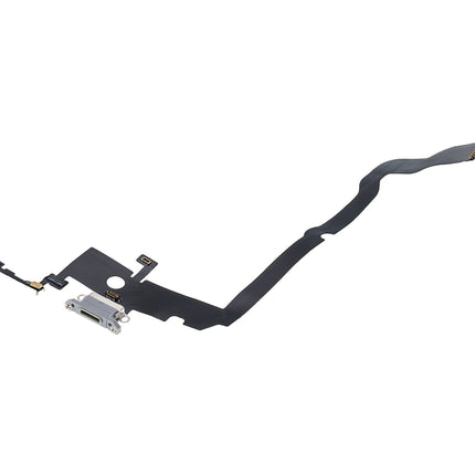 For iPhone Xs max Charge Port Flex Cabe White(Refurbished)(SKU:1123852)