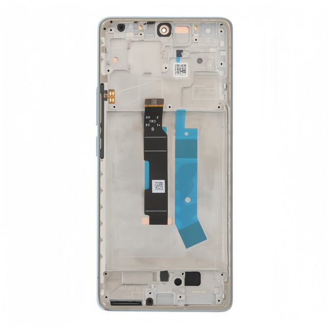 For Xiaomi Redmi Note 14 Pro 4G OLED assembly With Frame Blue Premium OEM (SKU:1562820)