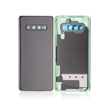 For Samsung Galaxy S10+/G975 | Back Cover With Camera Cover(No Logo) | Black(Aftermarket Plus)