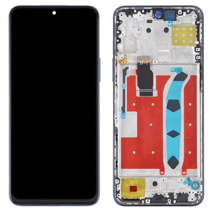 For Honor X8 4G LCD Assembly With Frame Blue (Refurbished)(SKU:1529308)
