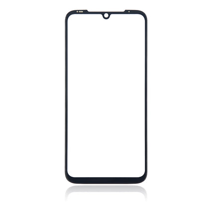 For Motorola G8 Plus | Front Glass Lens With OCA | Black(Aftermarket Plus)