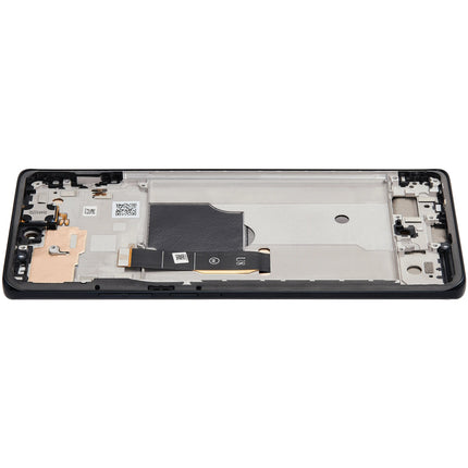 For Motorola Edge 2024 OLED assembly With Frame/XT2405 Black (SKU:1565314)
