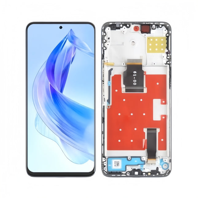 For Honor X8a LCD assembly with Frame /Honor 90 lite Silver (SKU:1565767)