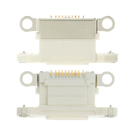 For iPhone 12/12 Pro Charge Port Flex Cabe White(Refurbished)(SKU:1463966)