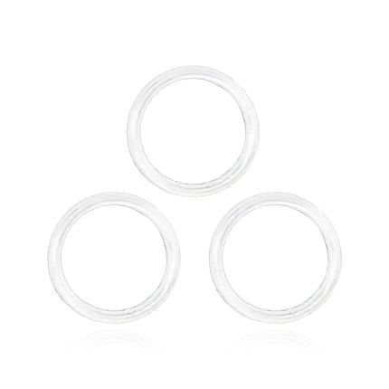 For iPhone 12 Pro max | Back camera ring/3pcs | White(Premium OEM)