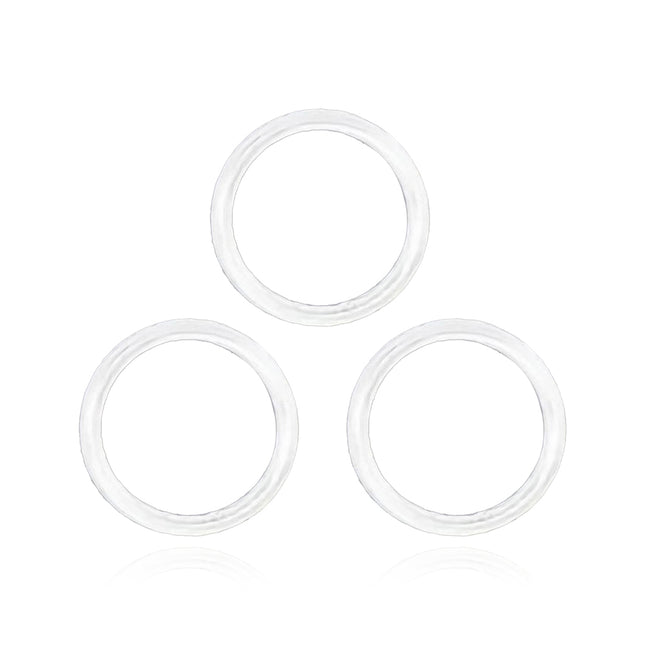 For iPhone 12 Pro max | Back camera ring/3pcs | White(Premium OEM)