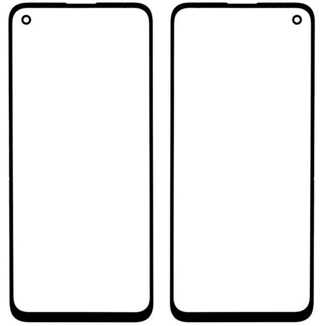 For xiaomi 11 Lite | Front Glass/Lens | Black(Aftermarket Plus)