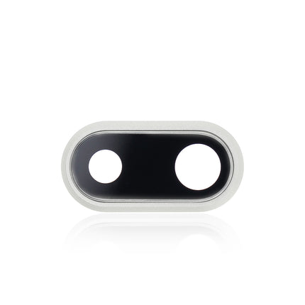 For iPhone 8 Plus Camera Lens With Frame/Sticker White(Premium OEM)(SKU:1085385)
