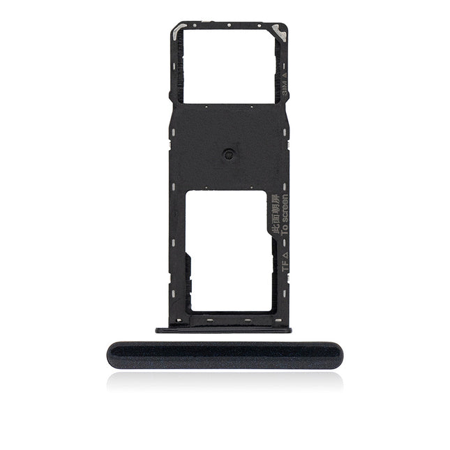 For Samsung Galaxy A10s/A107F | Sim Card Tray/Single Card | Black(Premium OEM)