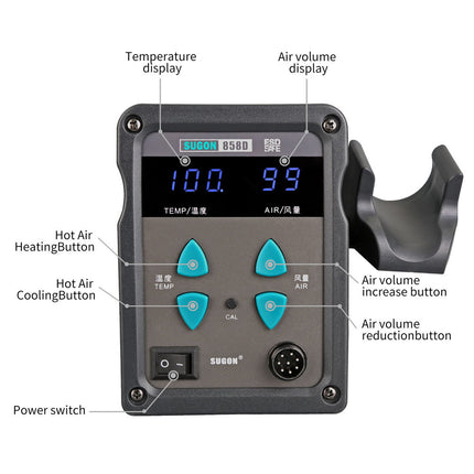 SUGON 858D Hot Air Gun BGA Rework Station Welding Soldering (SKU:1496481)