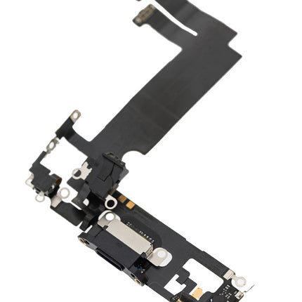 For iPhone 12 Mini Charge Port Flex Cabe Black(Refurbished)(SKU:1474976)