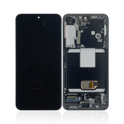 For Samsung Galaxy S22 5G U edition / TS 5G OLED Assembly With frame / black  (Aftermarket Plus)(SKU:1559505)